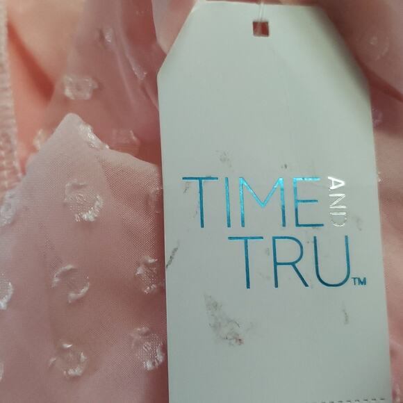 Time and True L/XL pink and white soft and comfy - Picture 6 of 6